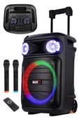 Midex 1100 Watt Mikrofonlu Karaoke Eğlence Işıklı Ses Sistemi MXR-1100 (Bluetooth Kayıt Usb Şarjlı) - 2