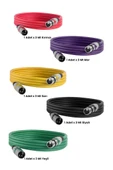 Midex MXL-3M-5x Kaliteli XLR TO XLR 3 mt. Mikrofon Kablosu (5 Adet 5 Renk) - 1
