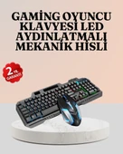 RGB Aydınlatmalı Oyuncu Klavye Mouse – Mekanik Hissiyat, Maksimum Kontrol - 1