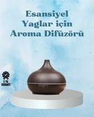 Sessiz Çalışan Aromaterapi Difüzörü – 4 Zaman Ayarlı, 7 Renkli Işık Seçeneği - 1