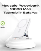 Kablosuz MagSafe Powerbank – iPhone Uyumlu, 10000 mAh, Isı Dağılımlı - 1