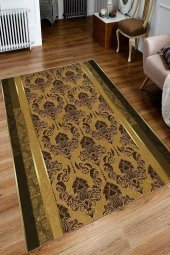 elleser Dekoratif Yıkanabilir Kaymaz Tabanlı Salon Halısı - 1