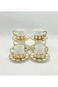 Tekbir PETEK GOLD PORSELEN KAHVE FİNCAN 12 Parça & 6 Kişilik thumbnail 2