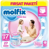 Molfix Külot Bez Fırsat Paketi 7 Beden 19+ Kg 27 Adet thumbnail 1