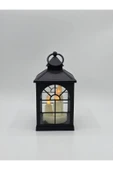 Furkan Dekoratif Pilli Led Mumlu Kandil Feneri Asılablir 10 X 20 cm thumbnail 3