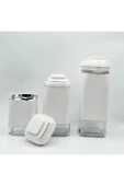 Tekbir 3 PARÇA KİLİTLİ VAKUMLU CAM KAVANOZ SETİ - 2