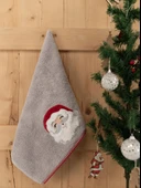 Pamuklu 2'li 45x70 cm Nakışlı Desenli Hediyelik Havlu Seti Baveno thumbnail 8