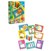 İlk Boyama Kalemlerim ve Hayvan Kartları - 1