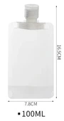 3 Adet 100ml Krem Şampuan Kabı Tekrar Kullanılabilir Set - 3