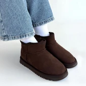 Elsa Kahverengi Süet Bot thumbnail 5