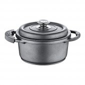 Olika Palladium Plus 7 Parça Döküm Tencere Seti Gri DTS PLU704 - 3