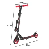 Evo Flexi 2 Tekerlekli Scooter Kırmızı - 2