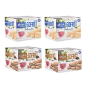 Aktürk Gofret 800 gr Kakaolu ve Vanilyalı 4 lü Karma Paket - 1