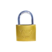 YMK Eko Sarı Boyalı Kısa Kancalı Asma Kilit 25mm thumbnail 1