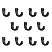 Tekli Bijuteri, Dekor Askısı  Siyah, 100 Adet, 10x18x22 mm - 2