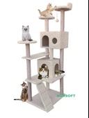 Nursoft Kule Kedi Evi Tırmalama thumbnail 1