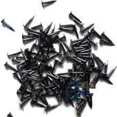 Klips, Menteşe, Ayağı Çivisi 9mm Çelik Siyah 10gr - 1