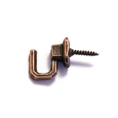 Vidalı Kanca, Askı Küçük  15x23mm, Eskitme  100 Adet - 1