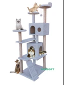Nursoft Kule Kedi Evi Tırmalama thumbnail 1
