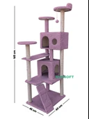 Nursoft Kule Kedi Evi Tırmalama thumbnail 5