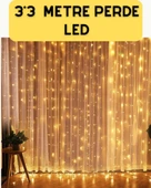 Şelale Tasarımlı Perde LED – Düğün ve Özel Gün Işıkları - 1