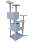 Nursoft Kule Kedi Evi Tırmalama thumbnail 3