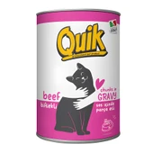 Quik Biftekli Yetişkin Konserve Kedi Maması 415gr - 1