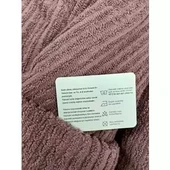 Nurpak Tek Kişilik Bornoz Seti Şalyaka-Ekol Mürdüm (Beden L-XL) - 3