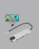 4K HDMI Çıkışlı, Gigabit Ethernet'li USB‑C Çoklu Port Hub - 5