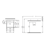 Bocchi Sottile Slim Kare Batarya 45x45 cm Mat Yasemin 1598-007-0126 - 2