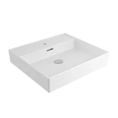 Bocchi Milano Lavabo 50 cm Tezgahüstü Parlak Beyaz 1644-001-0126 - 1