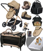 Baby Home 9 In 1 1010 Travel Sistem Bebek Arabası 560 Bebek Oyun Parkı Yatak Beşik - 1