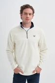 Cazador Yarım Balıkçı Yaka Kalın Polar Regular Fit Sweatshirt-56320 thumbnail 2