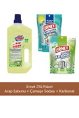 Ernet 3lü Temizlik Seti (Ernet Arap Sabunu 1 Lt+Ernet Çamaşır Sodası 2 kg+Ernet Karbonat 1,5 kg) - 1