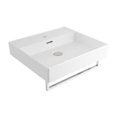 Bocchi Milano Lavabo 50 cm Tezgahüstü Parlak Beyaz 1644-001-0126 - 2