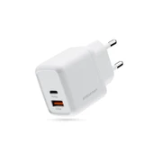 Polosmart PBS137 Hızlı 1 USB 1 PD Çıkışlı 30W Şarj Adaptörü Duvar Şarjı Beyaz - 1