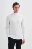 Cazador Slim Fit Viskon Karışımlı Premium Yarım Balıkçı Kazak-30310 - 2