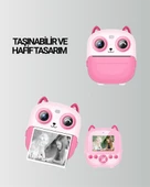 2.4” Ekranlı Mini Kamera – 1080p Kayıt + Mürekkepsiz Yazdırma - 4