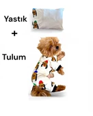 The DOG Penye Tulum Yastık Takım Uyku Set Köpek Tulum Elbise - 1