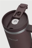 Stevig 2 Moods Tuck-in Tumbler Sızdırmaz Çelik Termos 900 ML Chocolate Plum ST-238 thumbnail 3