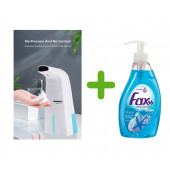 SIA-BOSP003 SENSÖRLÜ FOTOSELLİ SIVI SABUNLUK 21X10X5CM VE 1 ADET 400 ML SIVI SABUN OKYANUS KOKULU - 1
