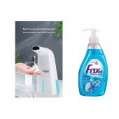 SIA-BOSP003 SENSÖRLÜ FOTOSELLİ SIVI SABUNLUK 21X10X5CM VE 1 ADET 400 ML SIVI SABUN OKYANUS KOKULU - 2