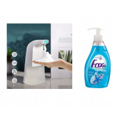 SIA-BOSP004 SENSÖRLÜ FOTOSELLİ SIVI SABUNLUK 21X5X10CM VE 1 ADET 400 ML SIVI SABUN OKYANUS KOKULU - 2