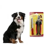 Yaylı Evcil Hayvan Tırnak Makası  Paslanmaz Çelik Törpülü Set - 2