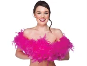 2 Metre Boa Tüy Otriş  Pembe - 1