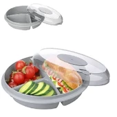 3 Bölmeli Kapaklı Pratik Kahvaltılık thumbnail 1