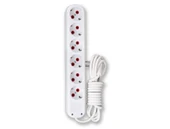 3 Mt. Kablolu 6 lı Topraklı Grup Priz - 1