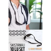 Gözlük İpi Ayarlanabilir Sıkıştırmalı Gözlük İpi 10 lu SET - 1