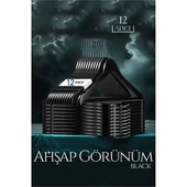 Siyah Ahşap Görünüm 12 li Askı Seti Schönbuch Design - 1