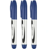 3 Adet Mavi Koli Kalemi Çuval Tahta Kalemi - 1